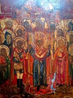 Icoon - Pokrov van de Moeder Gods - Hout