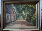 Otto Fritzsche (1872–1948) - Dorfstraße im Sommer