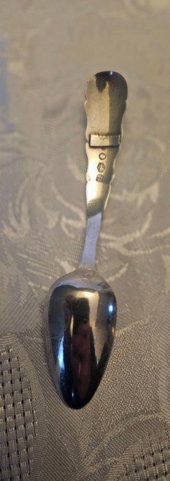 Theelepel (6) - Zilver - Theelepels en bakje, Antiek en Kunst, Antiek | Zilver en Goud