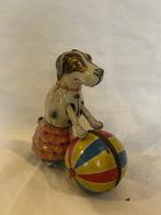 Onbekend - Blikken speelgoed - Circus hond met bal -, Antiek en Kunst