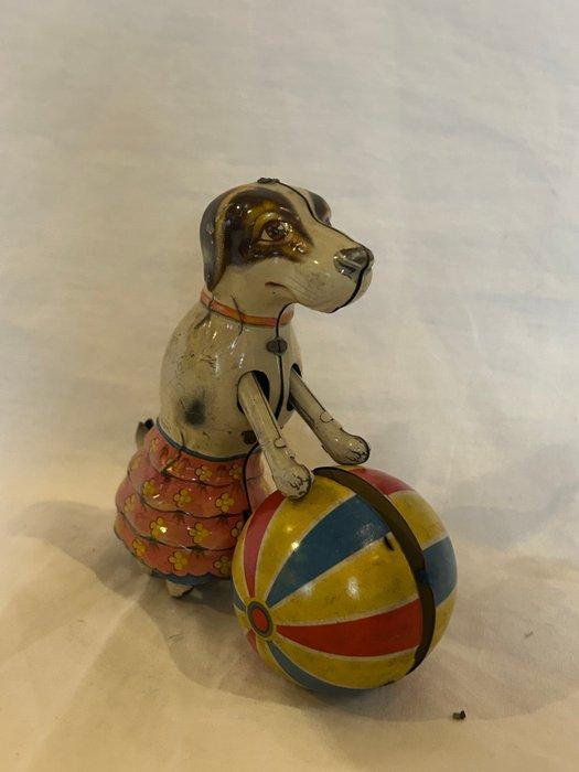 Onbekend - Blikken speelgoed - Circus hond met bal -, Antiek en Kunst, Antiek | Speelgoed