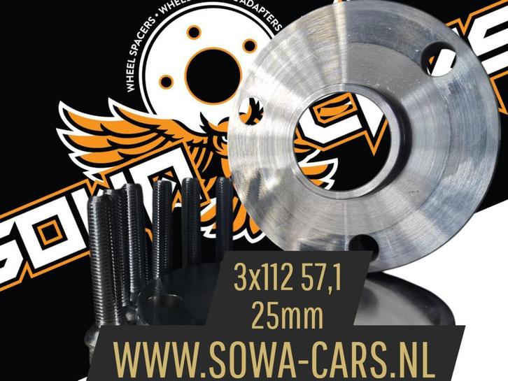 Spacers 25mm Smart Fortwo 3x112 57.1 4x100 60.1, Auto diversen, Tuning en Styling, Ophalen of Verzenden