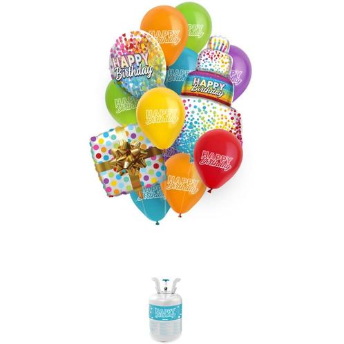 Helium Tank Happy Birthday 18 delig, Hobby & Loisirs créatifs, Articles de fête, Envoi