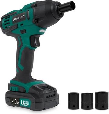VONROC Accu slagmoersleutel 20V – 150Nm – Incl. 4 moerdoppen beschikbaar voor biedingen