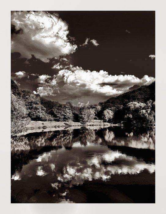 Gabor Helyes - HYPERLAKE No.4355BW, Antiek en Kunst, Kunst | Designobjecten