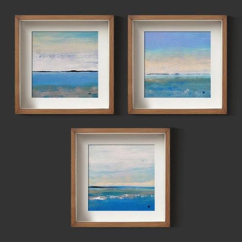 Noelia Correa Art - 3 Paintings Venari, Antiek en Kunst, Kunst | Schilderijen | Modern