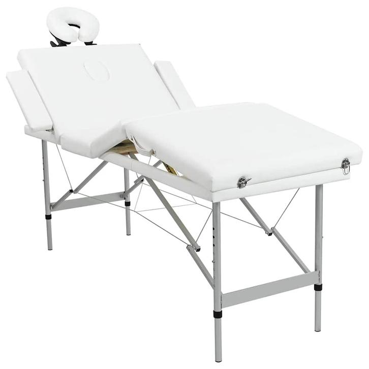 vidaXL Massagetafel inklapbaar met aluminium frame (vier, Sports & Fitness, Produits de massage, Envoi