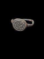 Oud-Romeins, Republiek Brons Ring  (Zonder Minimumprijs), Antiquités & Art