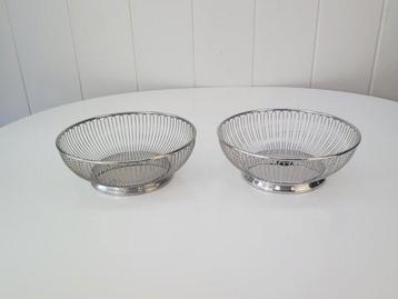 Alessi - Corbeille à pain (2) - 34/24 - Acier inoxydable