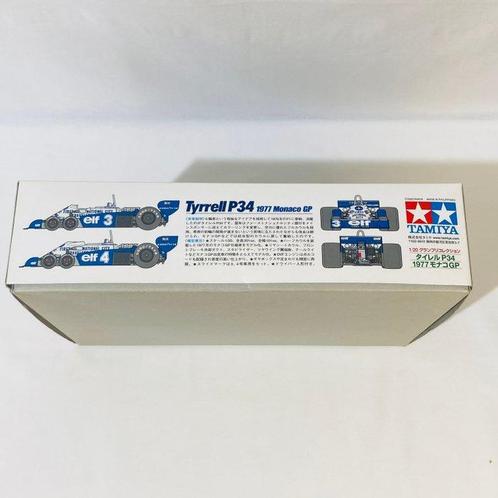 Tamiya 1:20 - Modèle réduit - Tyrrell P34 1977 Monaco GP -, Hobby en Vrije tijd, Modelauto's | 1:5 tot 1:12