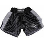 Booster Thaiboks Shorts TBT Pro 4.32 Zwart Grijs Muay Thai, Verzenden, Zwart, Vechtsport, Nieuw