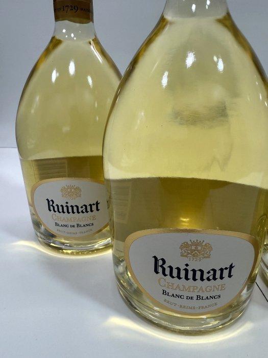 Ruinart, Blanc de Blancs - Champagne Blanc de Blancs - 4, Verzamelen, Wijnen
