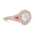 Ring - 18 karaat Roségoud - 1.61ct. tw. Diamant (Natuurlijk), Nieuw