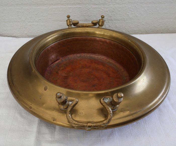 Fruitschaal - Koper - koperen fruitschaal, Antiek en Kunst, Antiek | Overige Antiek