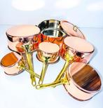 Ensemble de casseroles (6) - Cuivre, Laiton, Inox, Antiquités & Art