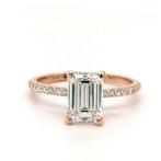 Zonder Minimumprijs - Ring - 18 karaat Roségoud -  2.19ct., Bijoux, Sacs & Beauté, Bagues