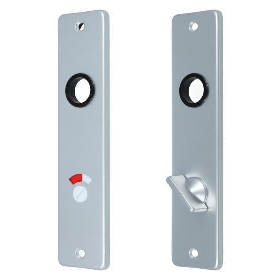 Ami Kortschild WC72/8 aluminium F1, Doe-het-zelf en Bouw, Hang- en Sluitwerk, Klink of Kruk, Nieuw, Overige materialen