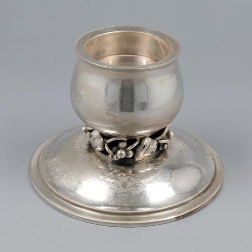 C.C. Hermann - Kandelaar - .925 zilver, Antiek en Kunst, Antiek | Zilver en Goud