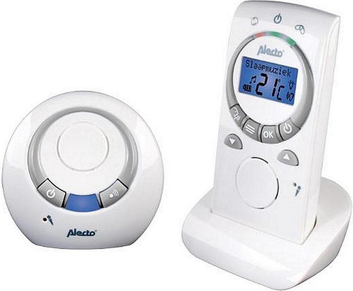 Alecto DBX-12 Babyfoon - Wit •, Kinderen en Baby's, Babyfoons, Nieuw, Verzenden