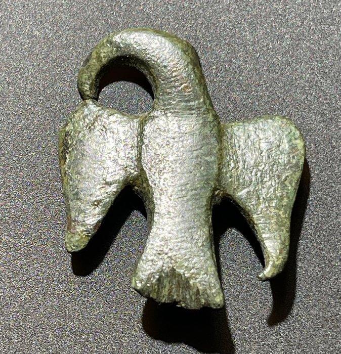 Romain antique Bronze Broche légionnaire en forme daigle, Antiek en Kunst, Antiek | Overige Antiek