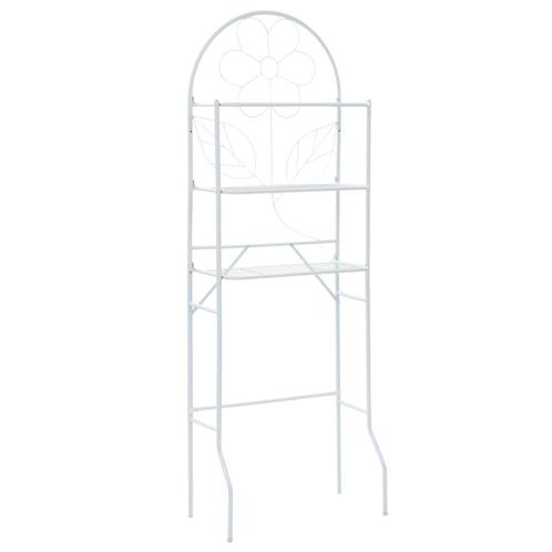 vidaXL Badkamerrek 60x33x174 cm wit, Huis en Inrichting, Badkamer | Badtextiel en Accessoires, Nieuw, Verzenden