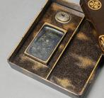 Doos - Suzuri-bako schrijfdoos set met Samurai Wapen Maki-e, Antiquités & Art