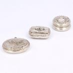 Pepermuntdoosje - Doos (3) - .925 zilver, .800 zilver, Antiek en Kunst