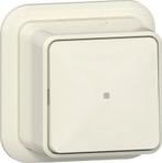 Gira 2-Weg Momentane Drukknop Schakelaar Met Pilootlamp -, Verzenden, Nieuw