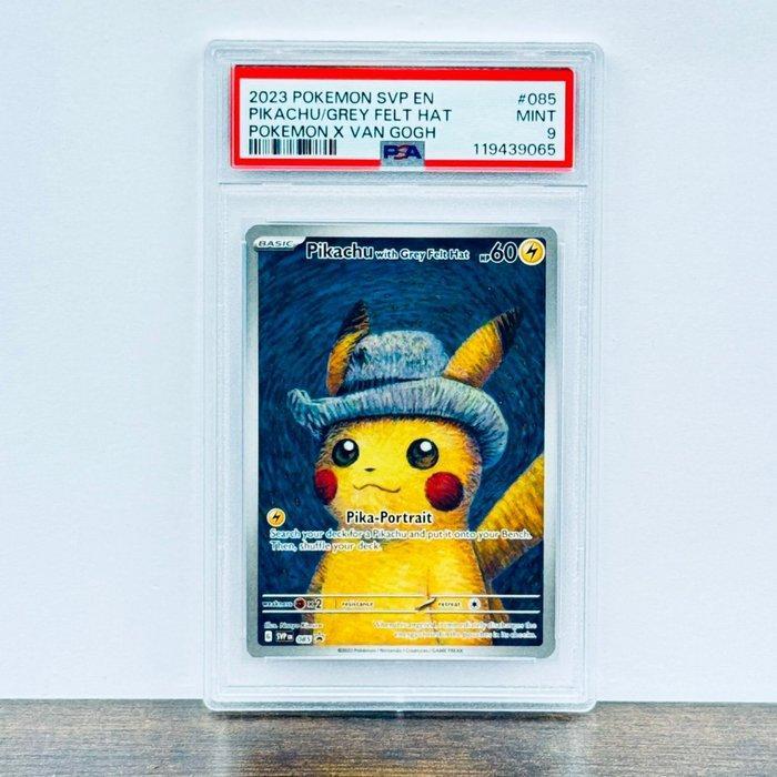Pokémon Graded card - Pikachu with Grey Felt Hat (van Gogh), Hobby en Vrije tijd, Verzamelkaartspellen | Pokémon