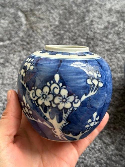 Gemberpot (4) - Fijne Prunus Gemberpotten - Porselein - Geen, Antiek en Kunst, Antiek | Overige Antiek