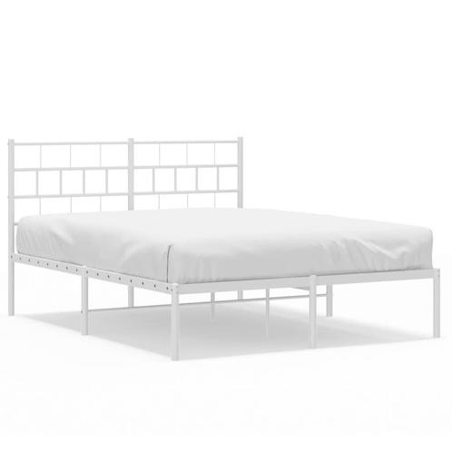 Metaal Bedframe 160x200 Wit - Tweede Kansje - OP=OP!, Huis en Inrichting, Slaapkamer | Bedden, 160 cm, 200 cm, Wit, Nieuw, Metaal