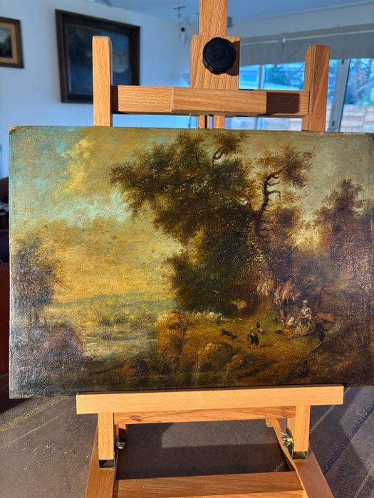 Vlaamse school in navolging van Jan Wildens en David Teniers, Antiek en Kunst, Kunst | Schilderijen | Klassiek