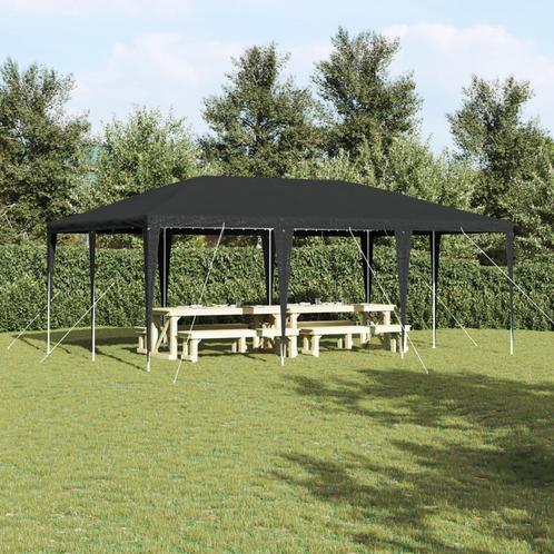 vidaXL Feesttent Anthraciet 6x4 m PE, Tuin en Terras, Partytenten, Nieuw, Verzenden