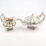 Johannes Mattheus van Kwempen Jr. - Theeservies (2) - .833, Antiek en Kunst