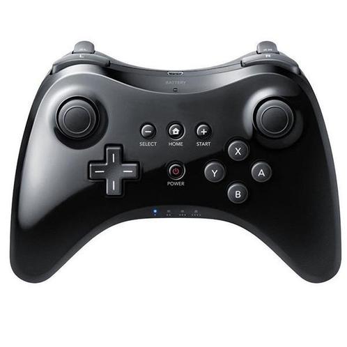 Wii U Pro Controller Zwart (Third Party) (Nieuw), Games en Spelcomputers, Spelcomputers | Nintendo Wii U, Nieuw, Ophalen of Verzenden