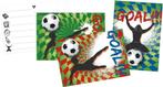 Uitnodigingen Goal 14,5cm 6st, Verzenden