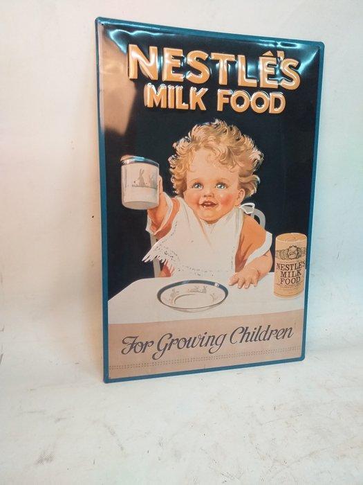 Nestles reclamebord - Reclamebord - Metaal, Antiek en Kunst, Antiek | Wandborden en Tegels