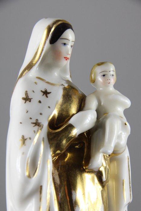 Vieux Bruxelles - Beeldje - Maria met Kind - 21cm -, Antiek en Kunst, Antiek | Boeken en Manuscripten