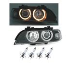 PHARES BMW E39 95-00 YEUX ANGES FOND NOIR, Autos : Pièces & Accessoires, Verzenden