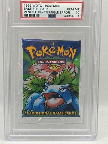 Pokémon - 1 Graded card - Base booster pack venusaur black, Hobby & Loisirs créatifs