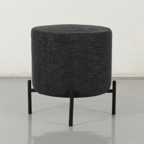 Frontseat Ludo poef, antraciet, 4-poot onderstel, Huis en Inrichting, Stoelen, Gebruikt, Ophalen of Verzenden