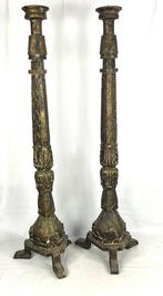 Kandelaar - Hout - Set kaarsenhouders