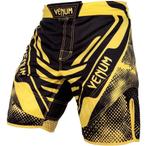Venum Technical MMA Fight Shorts Zwart Geel, Verzenden, Vechtsport
