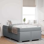 vidaXL Bedframe Lichtgrijs 120 x 190 cm Stof, Huis en Inrichting, Slaapkamer | Bedden, Verzenden, Nieuw