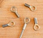 RVS oogje 6mm voor 2mm kabel - 304 RVS bevestiging, Verzenden, Nieuw
