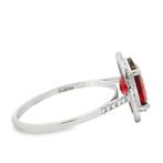 Ring Platina - 2.13ct. tw. Toermalijn - Diamant, Nieuw