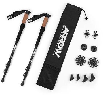 2dekans | Arrow - Set van 2 opvouwbare wandelstokken - Set beschikbaar voor biedingen