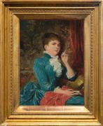 Carl Schweninger (1854–1903) - Lady with a Cigarette
