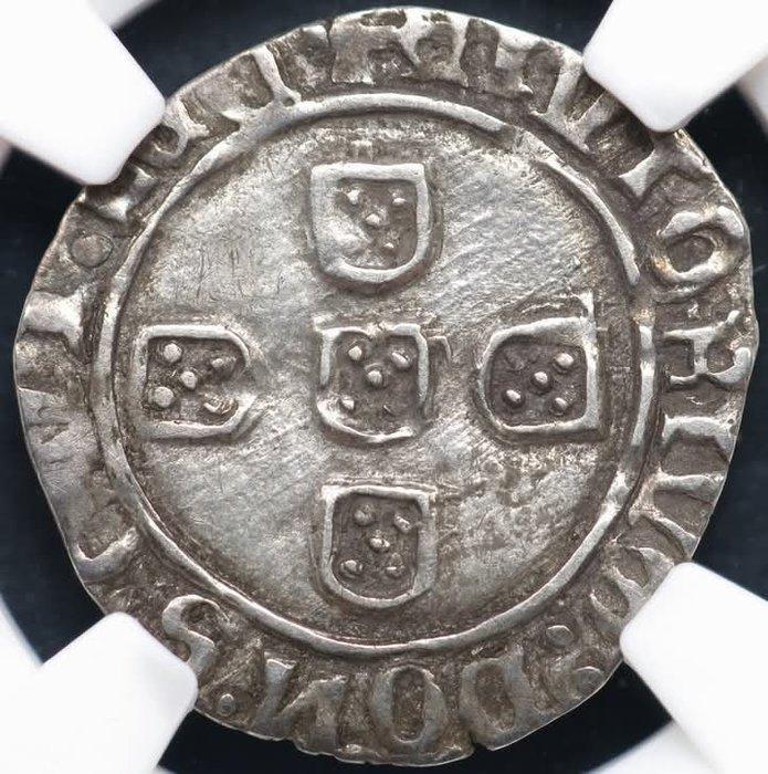 Portugal. D. Afonso V (1438-1481). Chinfrão (12 Reais, Postzegels en Munten, Munten | Europa | Niet-Euromunten