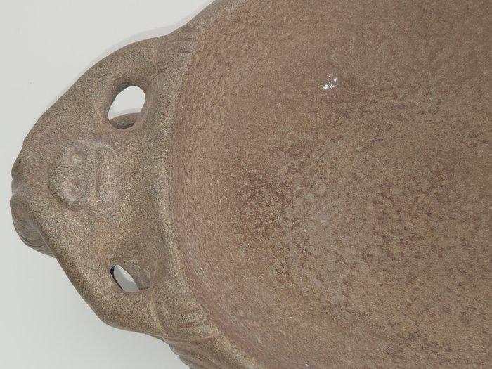 Culture Taino pierre marron Plat Coupe Bol de type «Cuenca», Collections, Minéraux & Fossiles